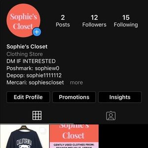 FOLLOW ME ON IG @SOPHIESCLOSET0